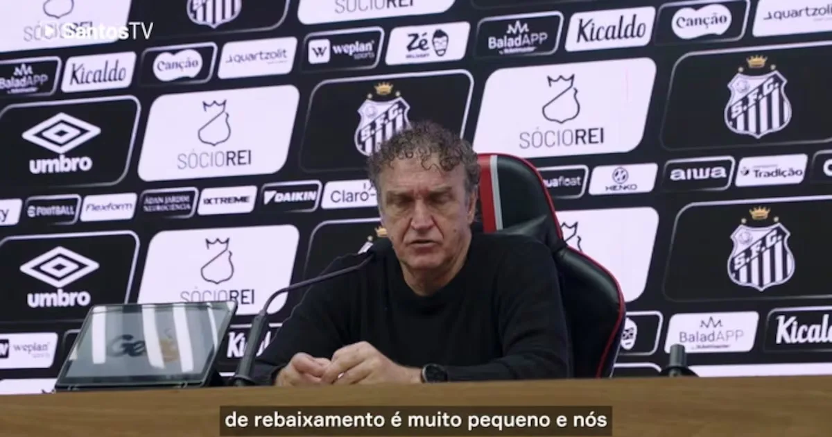 Cuca projeta objetivos do Santos na reta final do Campeonato Brasileiro