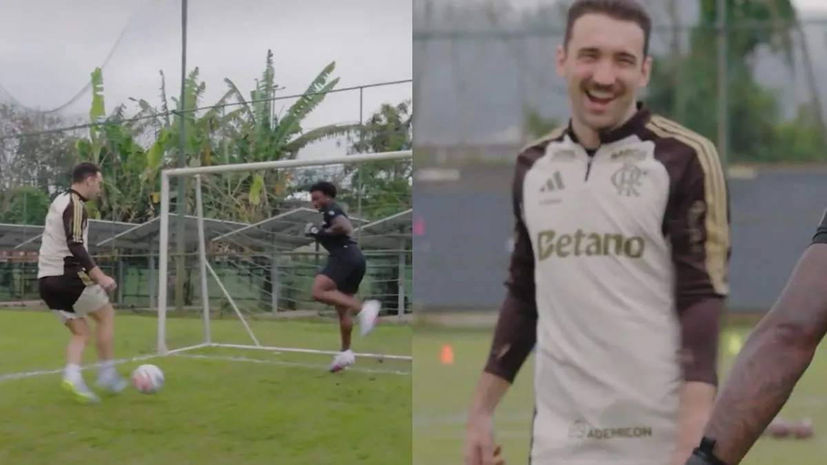 Léo Ortiz marca gol em duelo de futebol com Zay Flowers no Rio
