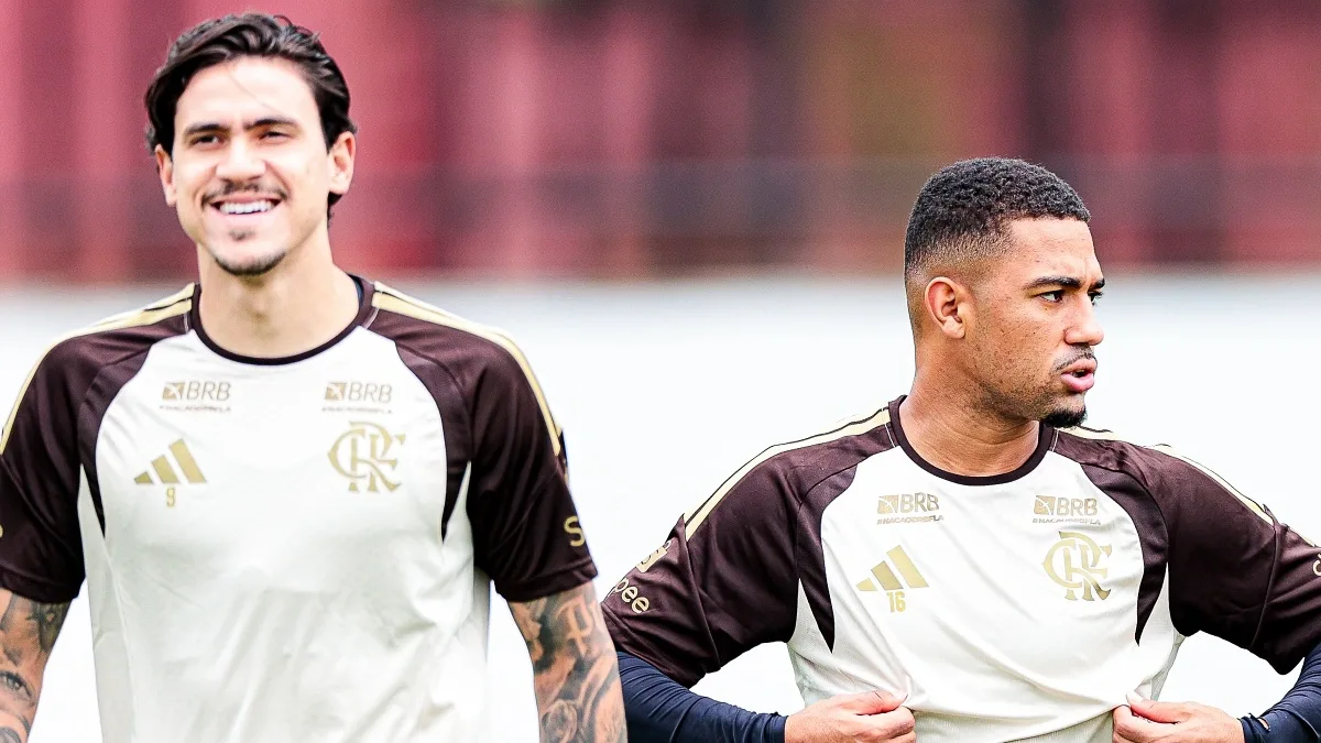 Flamengo terá Pedro e Samuel Lino disponíveis para duelo com o Santos