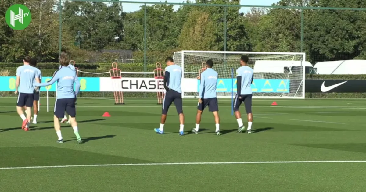 Inglaterra faz último treino antes de enfrentar a Tchéquia