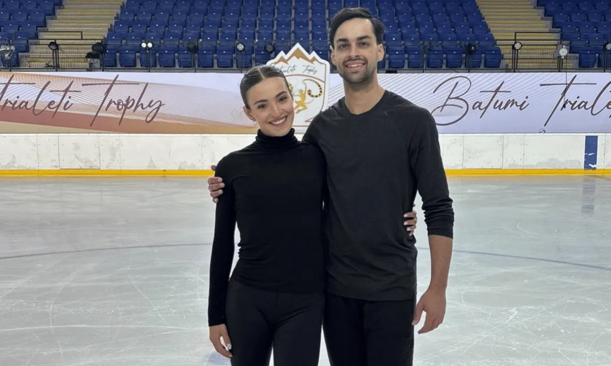 Dupla brasileira de dança no gelo termina Trialeti Trophy em 16º lugar