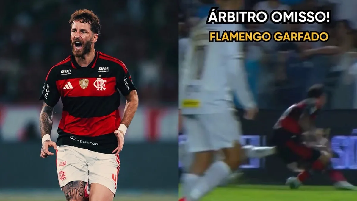 Léo Pereira curte crítica à arbitragem após empate do Flamengo com o Santos