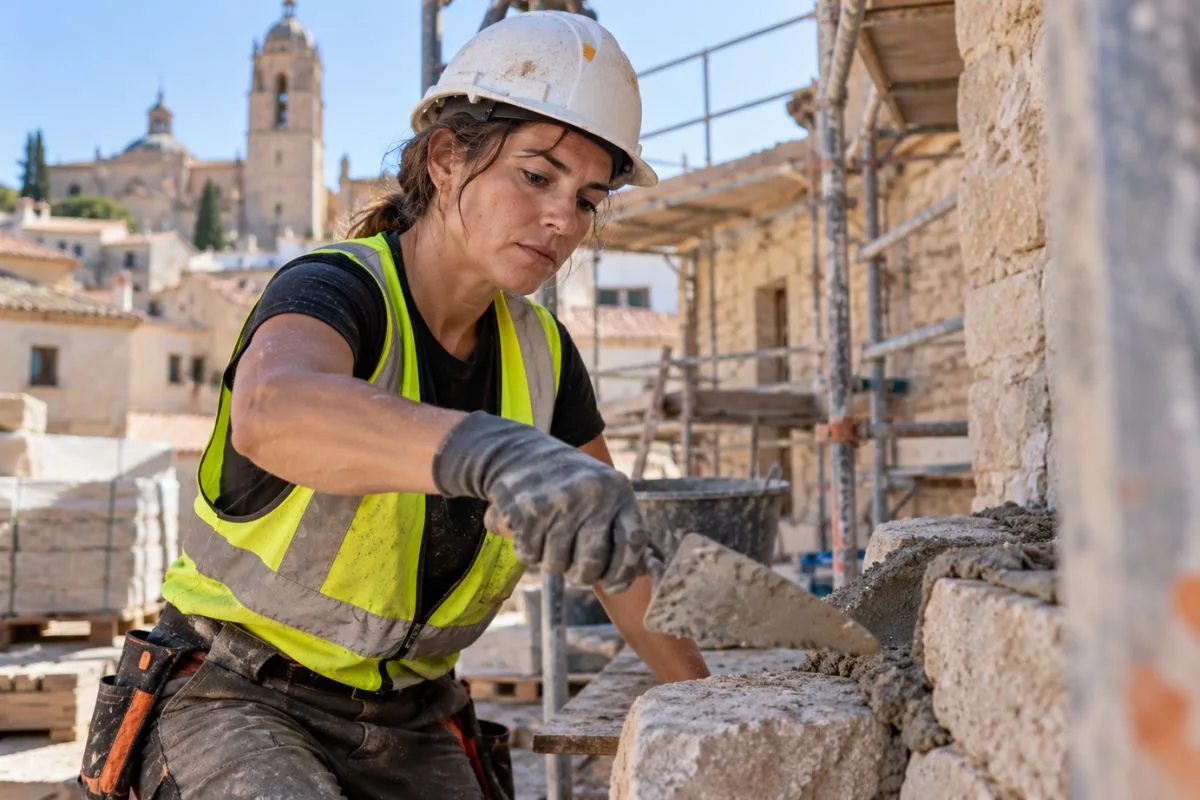 De Honduras à construção civil: Sara trabalha legalmente na Espanha