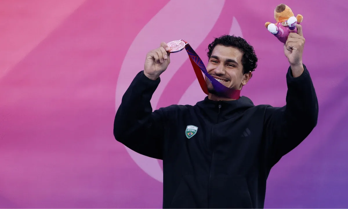 Miguel Pereira confirma bronze após salto decisivo em Rosário