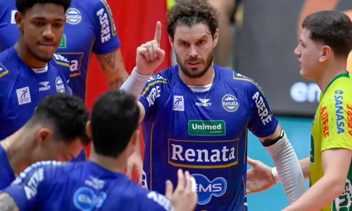 Vôlei Renata confirma classificação e leva liderança para decisão contra Suzano