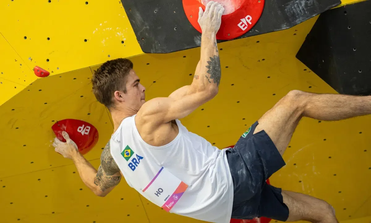 Brasil fecha a final masculina do boulder sem medalha em Santa Fé-2026
