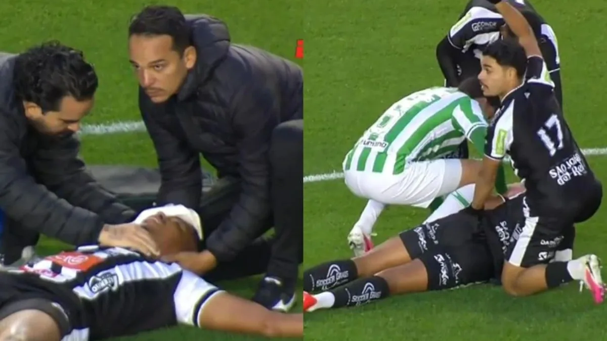 Carlinhos tem fraturas na face após choque em partida do Athletic