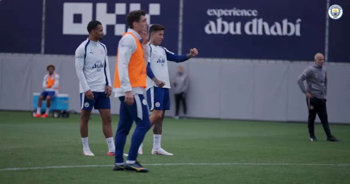 Anderson, Enzo e Bouaddi mostram precisão em atividade do Manchester City