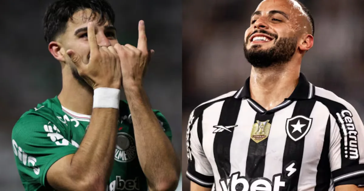 Palmeiras tenta manter liderança contra Botafogo neste domingo