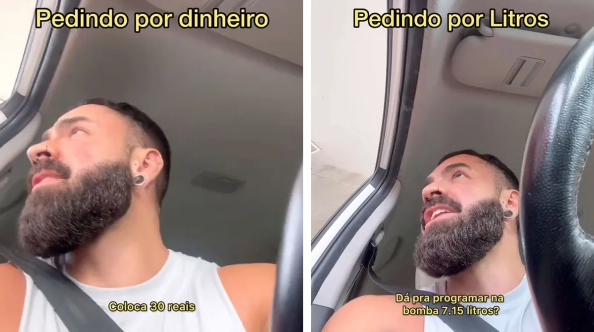 Teste com gasolina mostra diferença ao pedir por valor ou quantidade