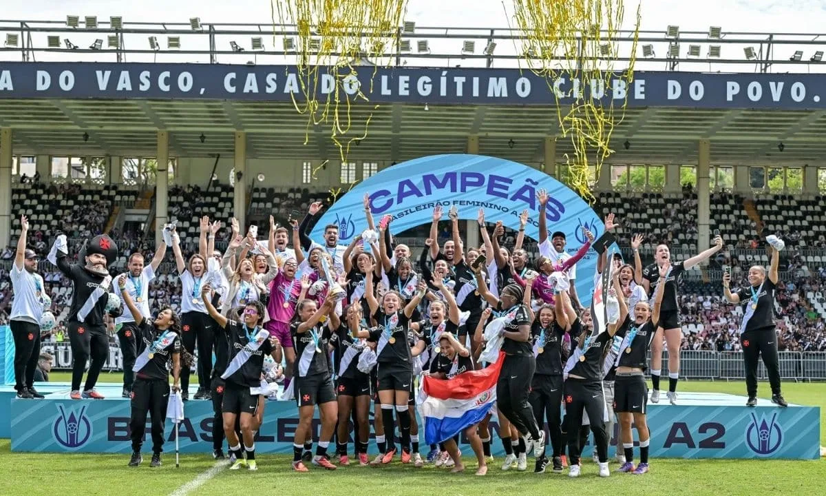 Vasco supera derrota para conquistar o Brasileiro Feminino A2