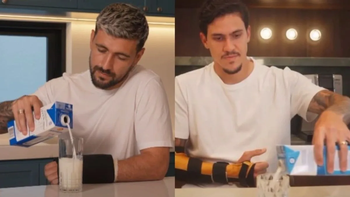 Arrascaeta participa de campanha após fratura e revive estratégia usada por Pedro