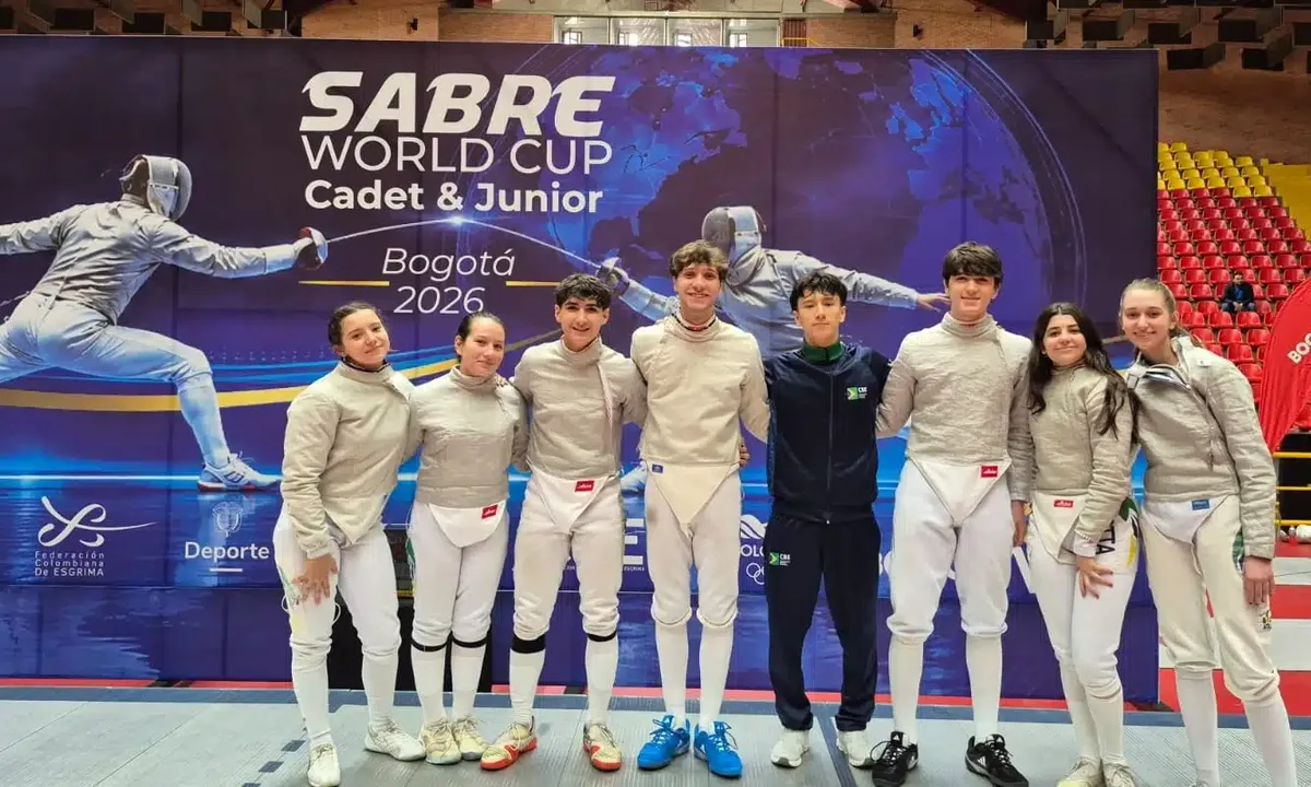 Brasil leva cinco medalhas no sabre em sábado de pódios em Bogotá