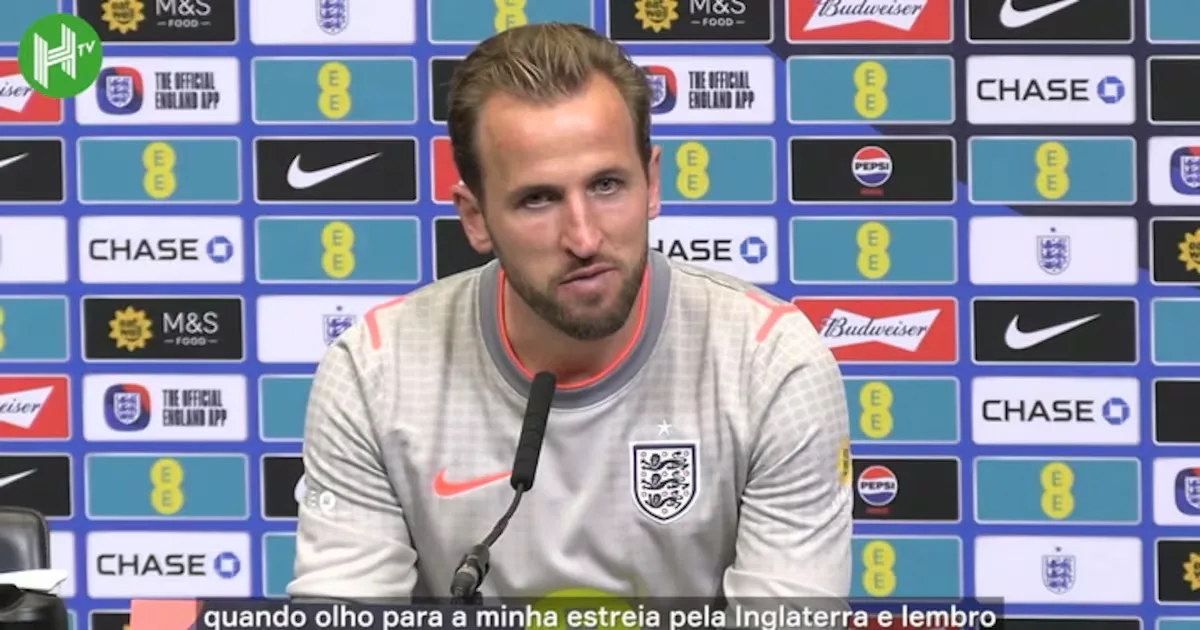 Harry Kane mira recorde de partidas e 90 gols pela Inglaterra