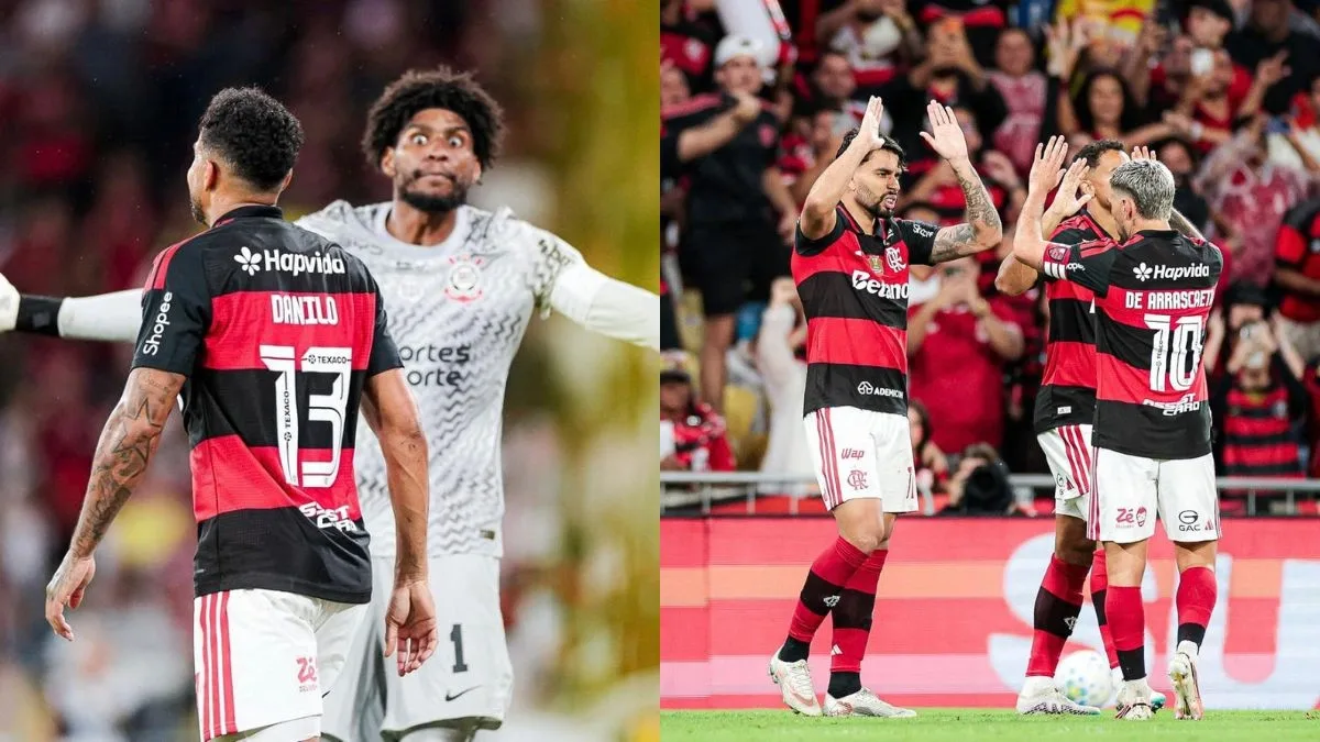 Flamengo retoma liderança após vencer Corinthians com gol nos acréscimos