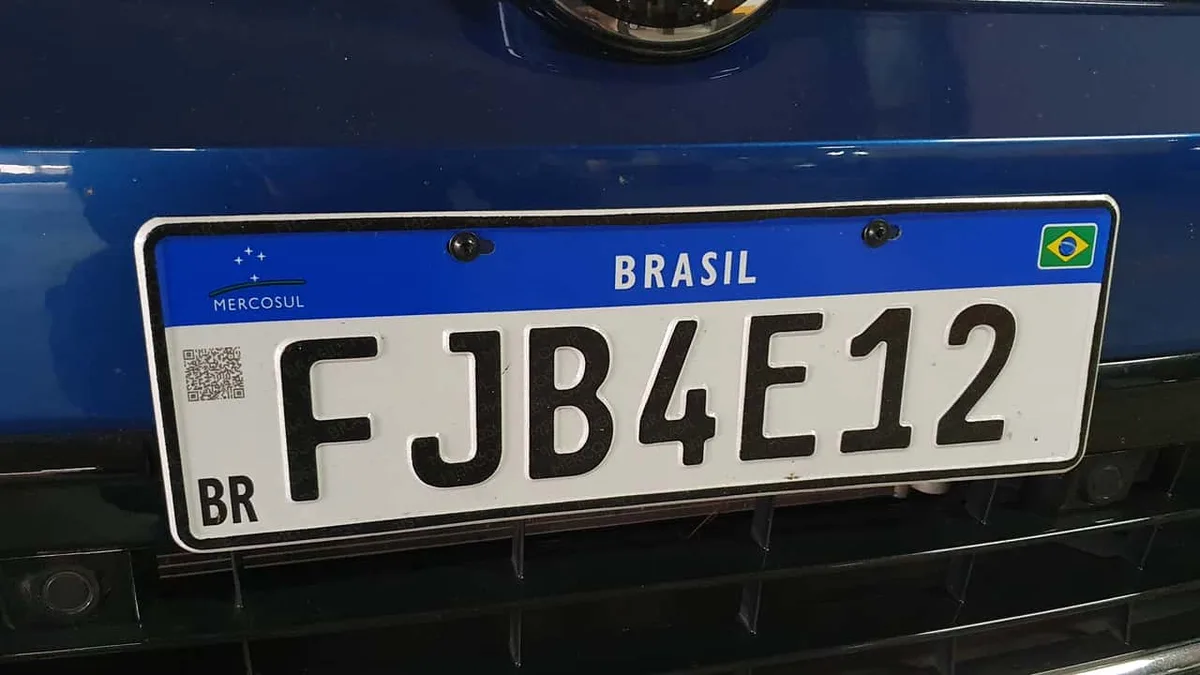 Placa Mercosul: o que representam as três primeiras letras