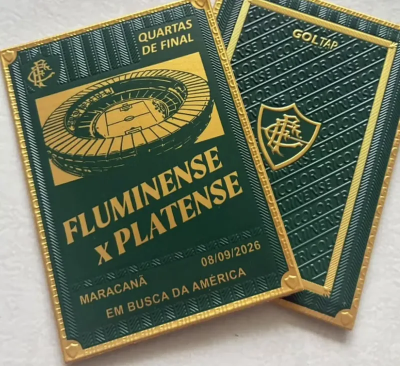 Fluminense lança patch numerado para duelo com o Platense pela Libertadores