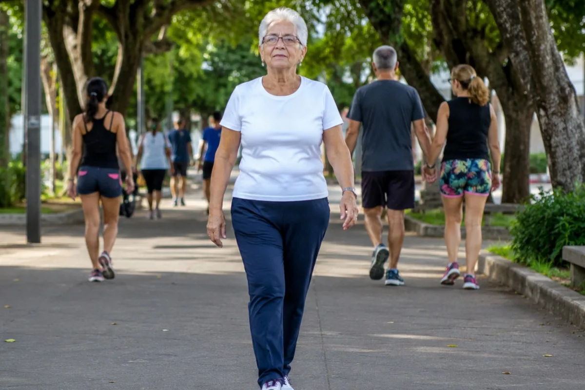 Caminhada diária é associada a benefícios para a saúde e a longevidade