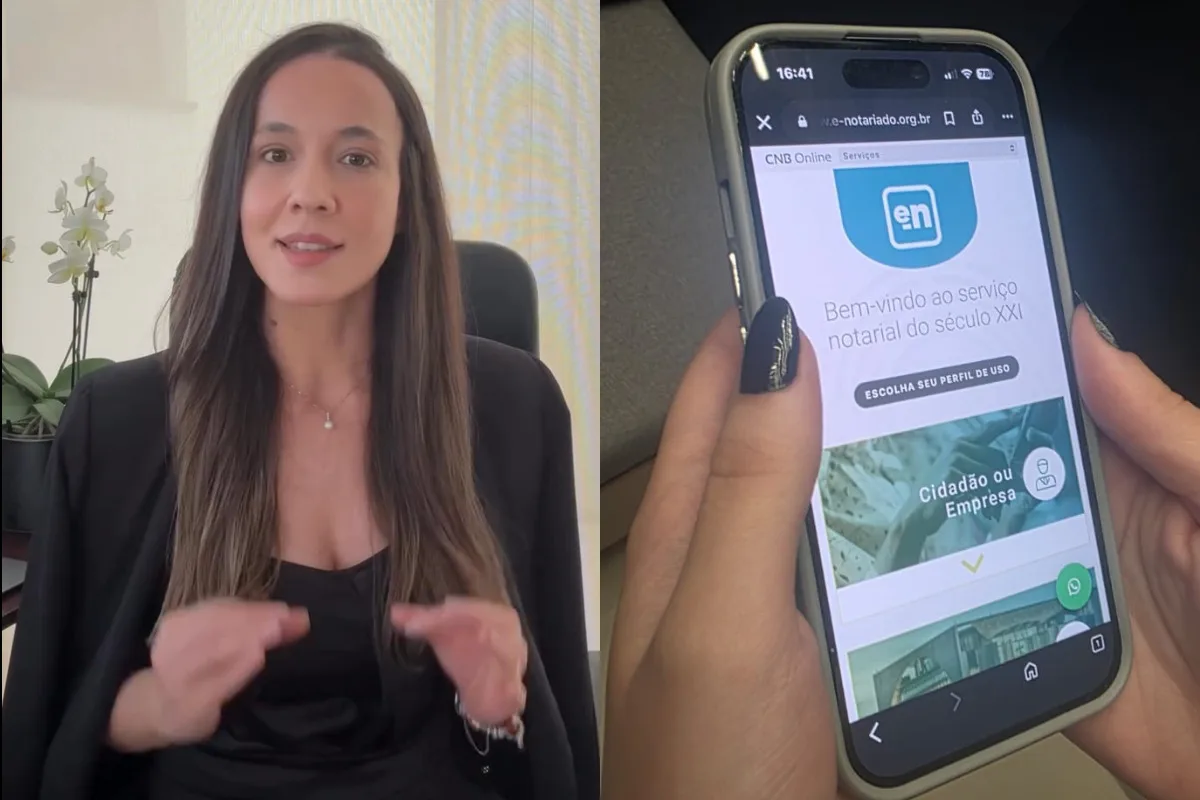 E-Notariado indica onde está cadastrada a assinatura de uma pessoa