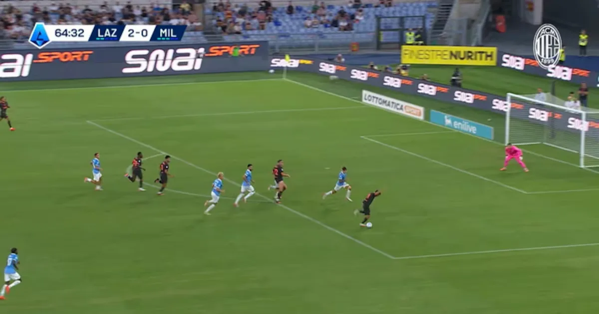 Empate com a Lazio registra estreia goleadora de Diego Moreira pelo Milan