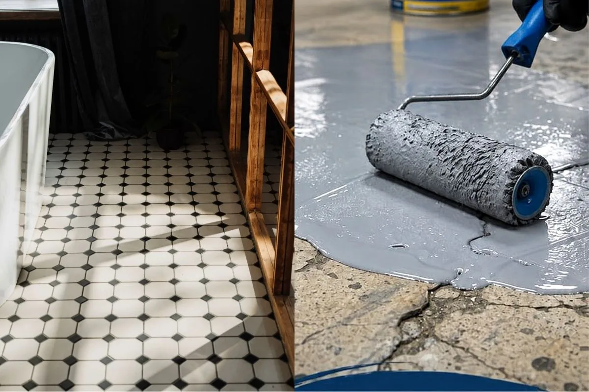 Tinta epóxi à base de água renova cerâmica sem remover o piso