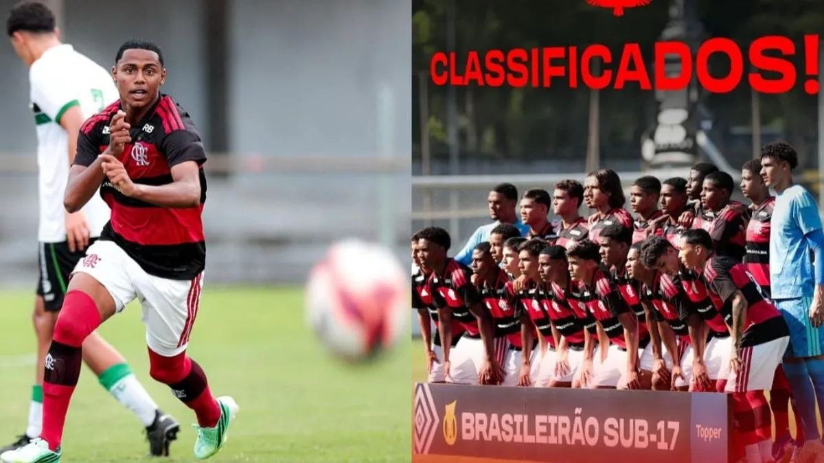Isaac Gomes decide, e Flamengo avança para duelo contra o Corinthians no Sub-17