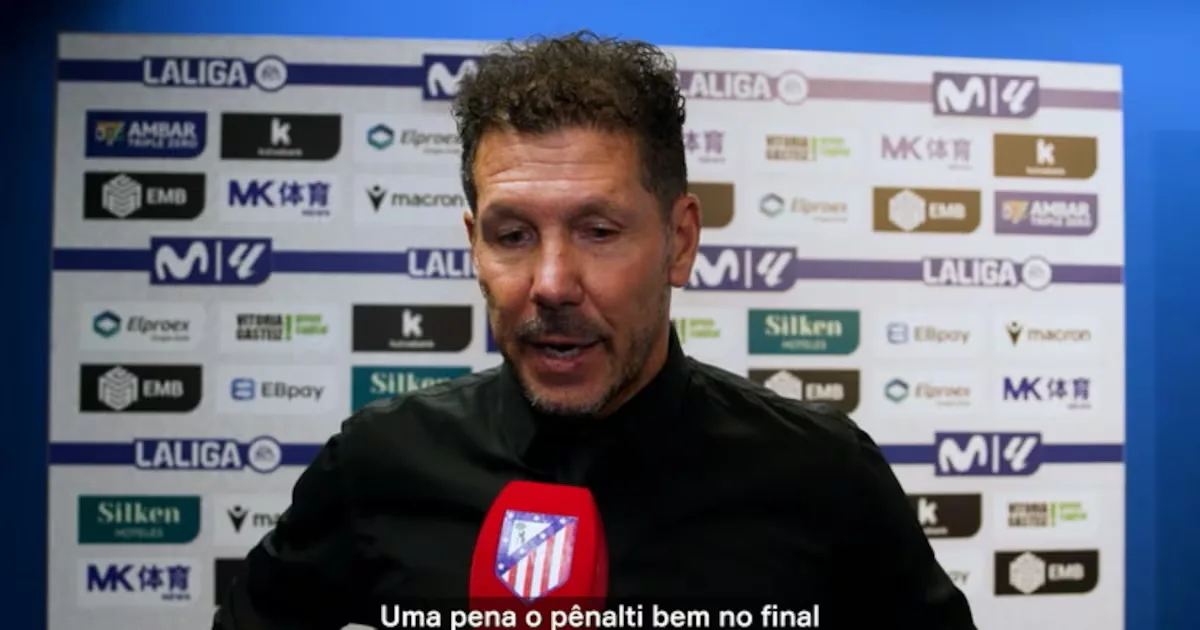 Simeone aponta reação e pressão no triunfo do Atlético sobre o Alavés