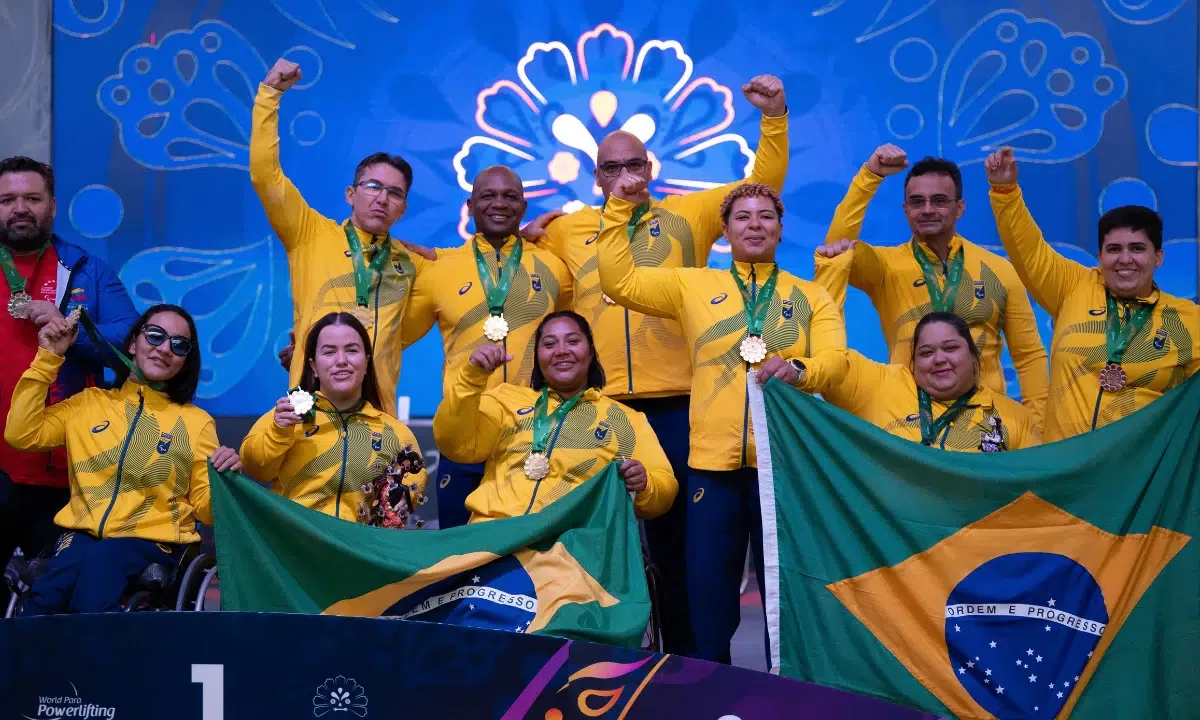 Brasil coloca cinco atletas entre líderes do ranking paralímpico no México