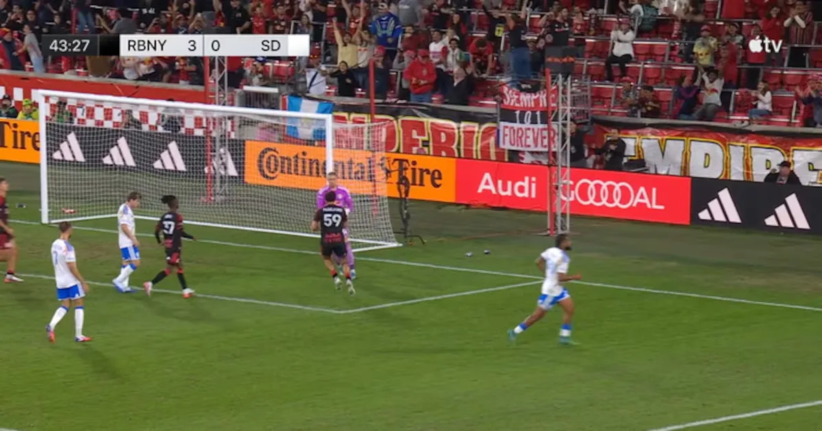 New York Red Bulls vence San Diego FC por 3 a 0