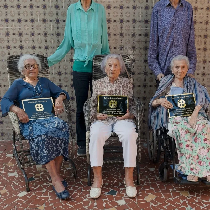 Irmãs de 109, 104 e 103 anos participam de pesquisa da USP