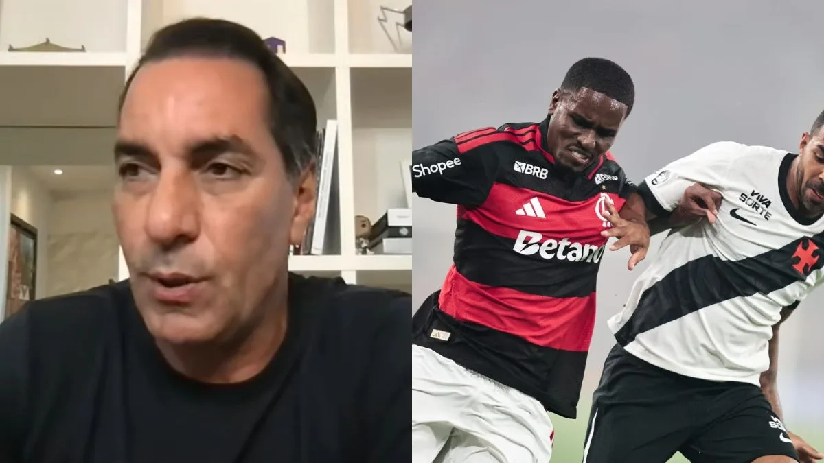 Edmundo compara campanhas e coloca Vasco à frente do Flamengo em 2026