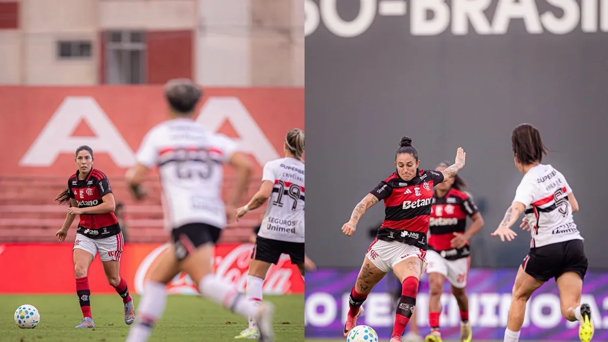 São Paulo vence Flamengo de virada e abre vantagem na semifinal feminina
