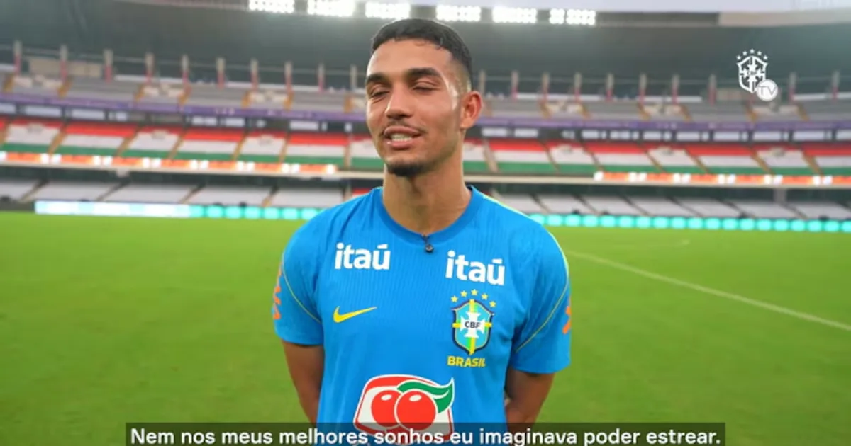 Arthur Dias estreia pela Seleção e deve enfrentar a Índia em Calcutá