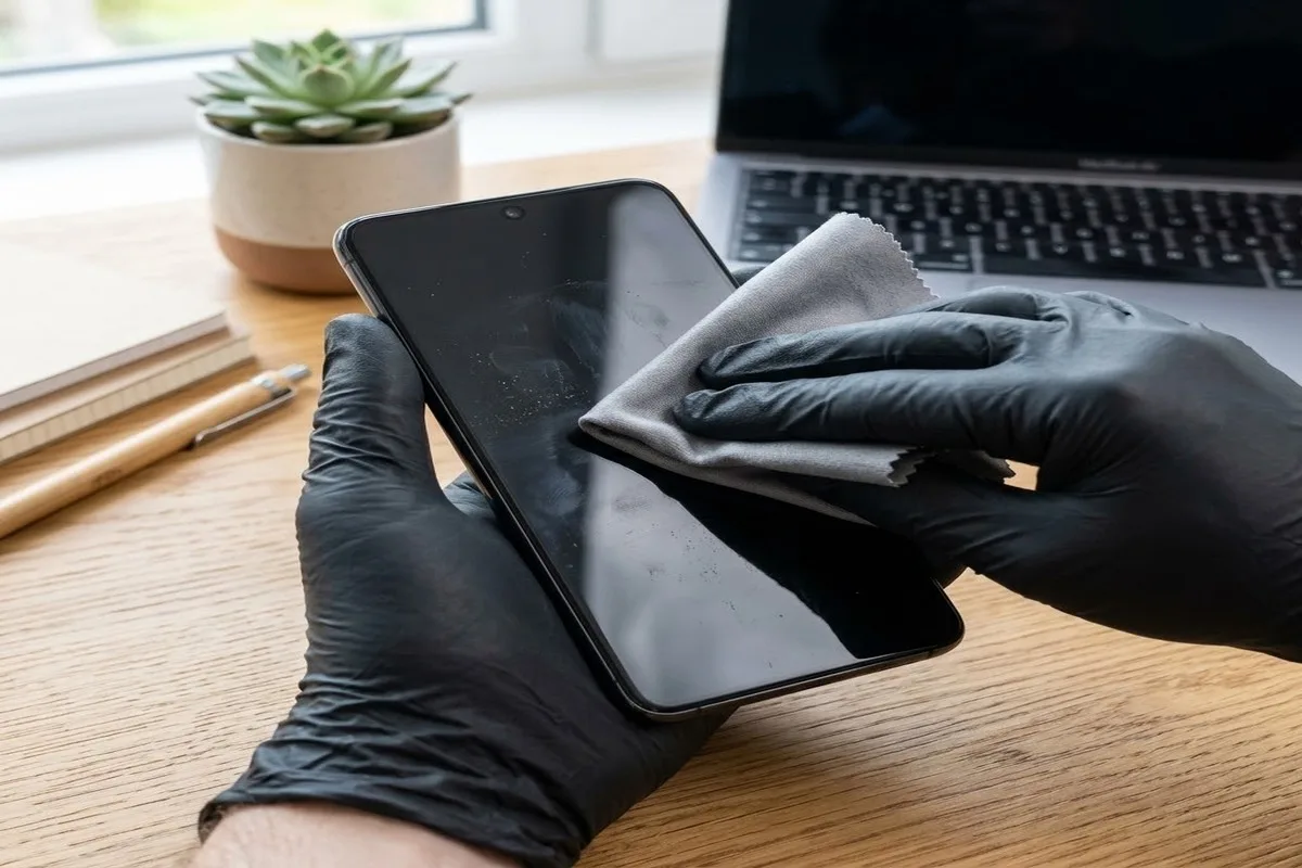 Como limpar a tela do celular sem causar riscos ou danificar o revestimento