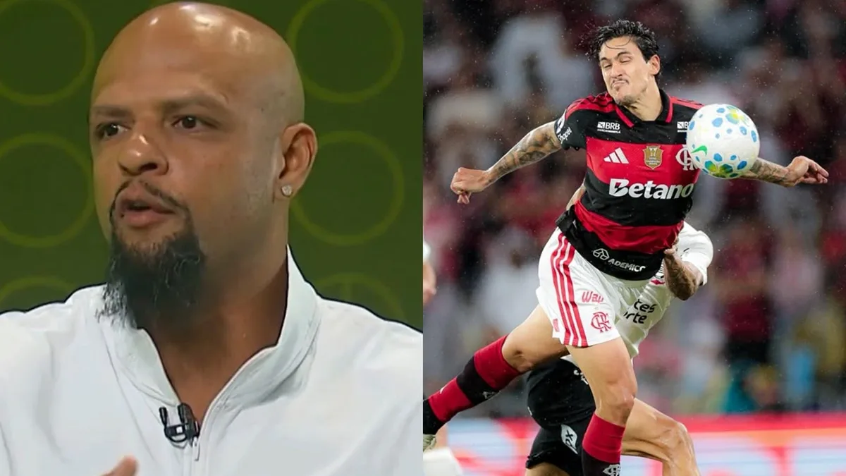 Felipe Melo questiona escolha de Pedro em lance decisivo contra o Corinthians