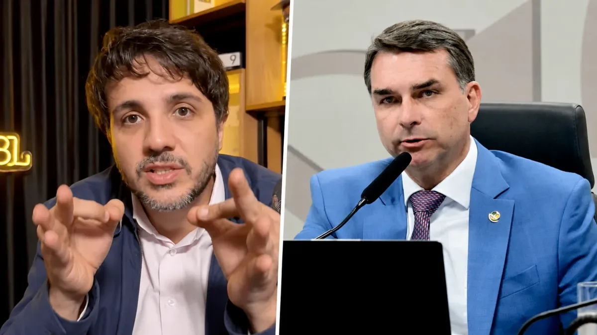 Renan Santos aciona TSE e aponta interferência estrangeira a favor de Flávio Bolsonaro
