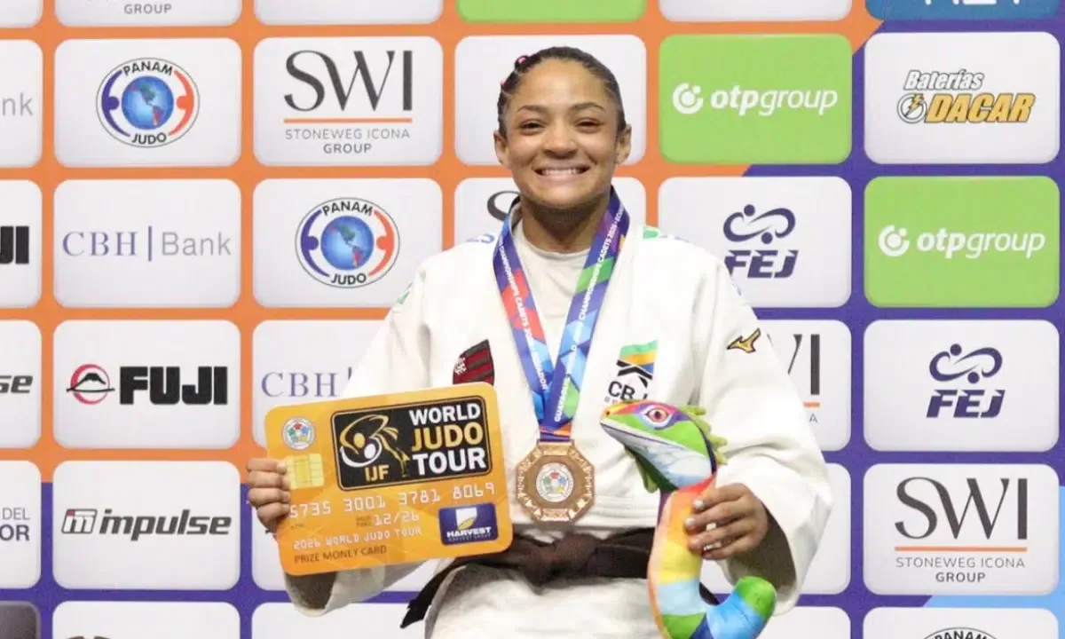 Judô brasileiro soma dois ouros, três pratas e um bronze em San Salvador