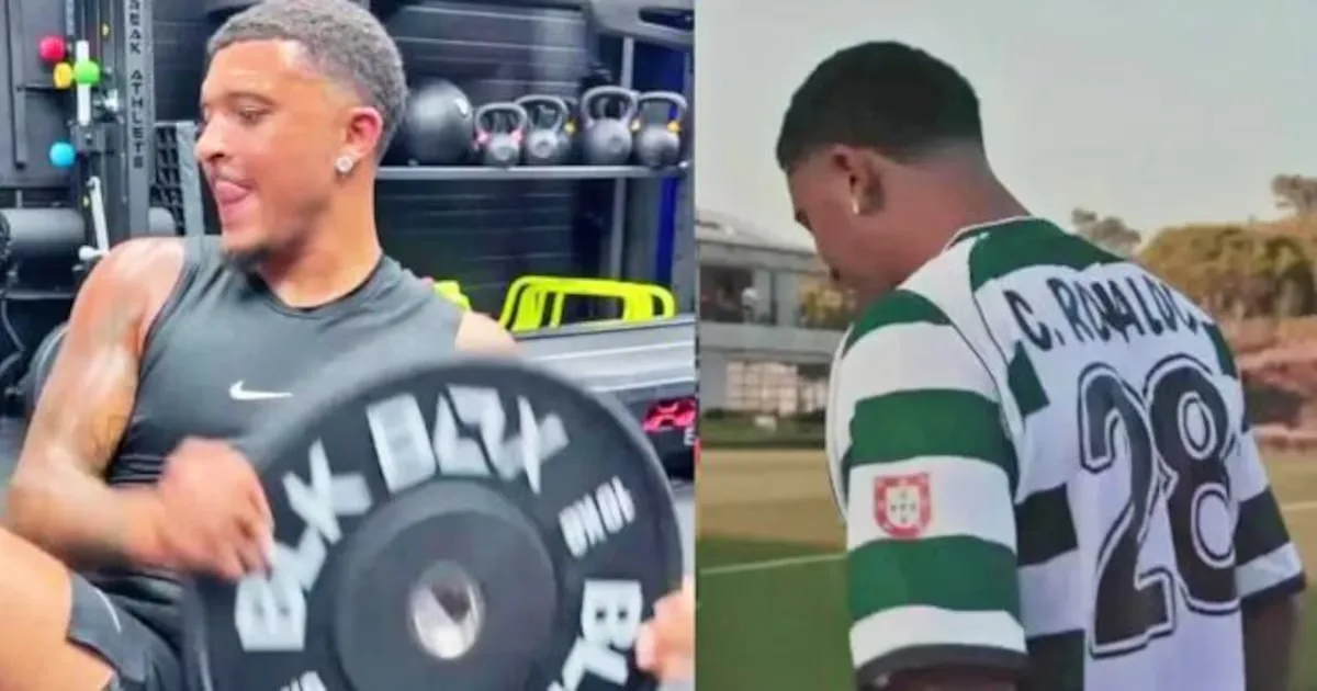 Jadon Sancho mantém rotina de treinos enquanto busca novo clube