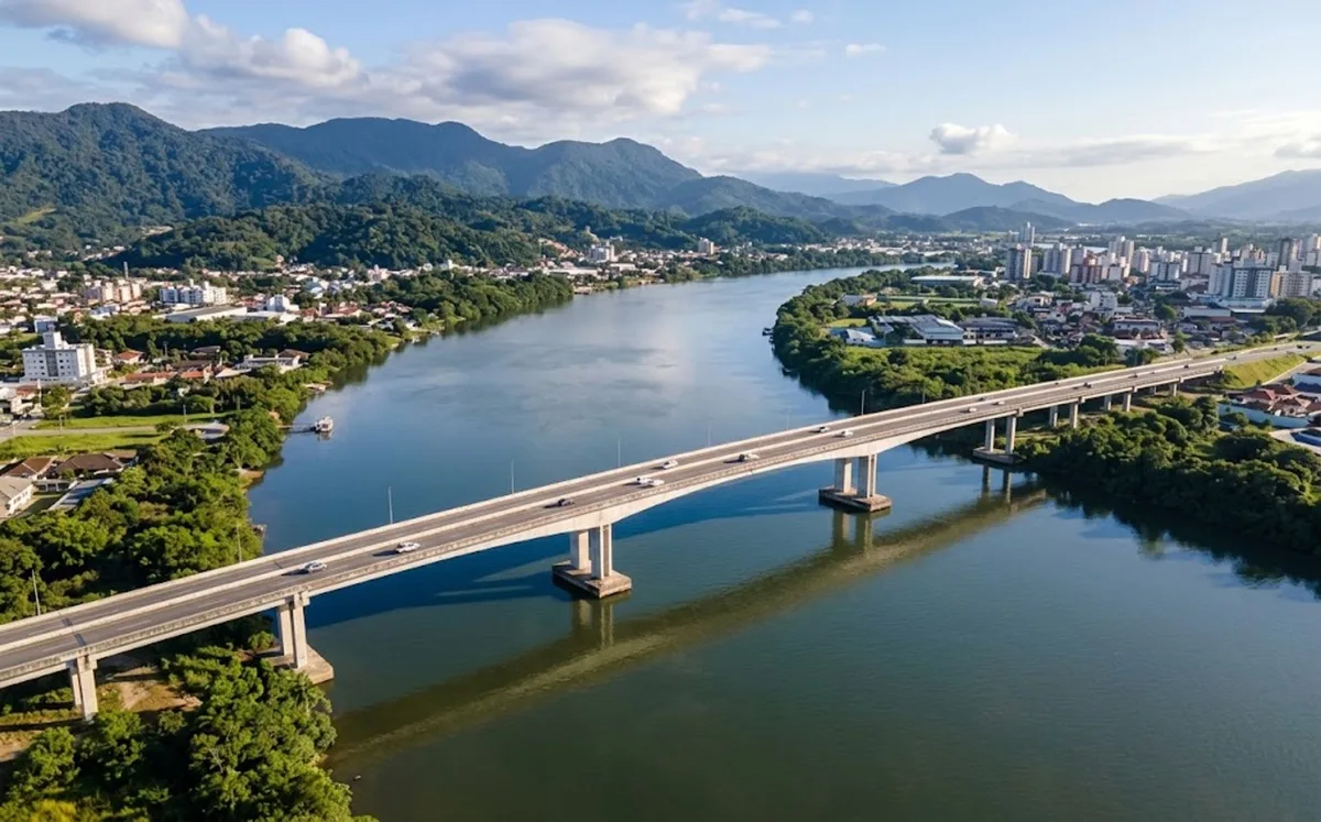 Projeto de ponte entre Araquari e Guaramirim aguarda recursos para sair do papel