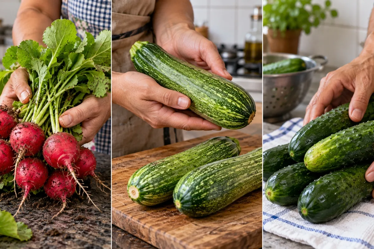 Como planejar o cultivo de rabanete, abobrinha e pepino em outubro