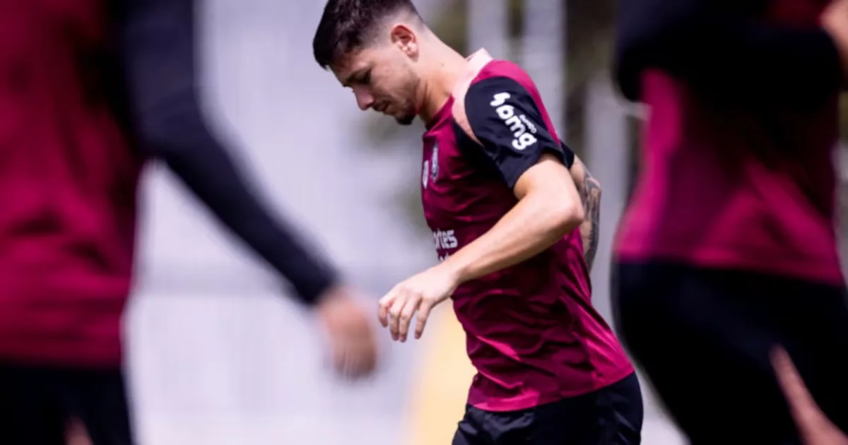 Yuri Alberto segue fora, e Corinthians fecha preparação para o Fluminense