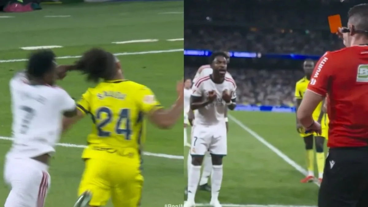 Real Madrid bate o Villarreal, mas Vini Jr termina expulso no Bernabeu
