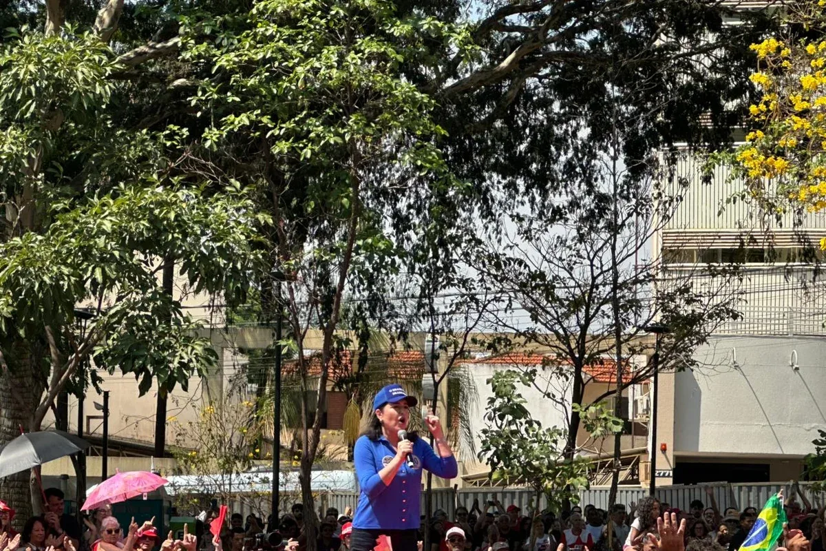 Simone Tebet pede voto feminino contra Tarcísio e Flávio Bolsonaro