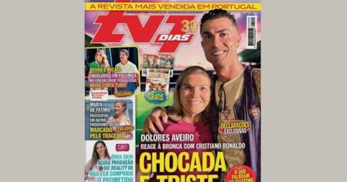 Dolores Aveiro conta conversa com Cristiano Ronaldo após episódio na seleção