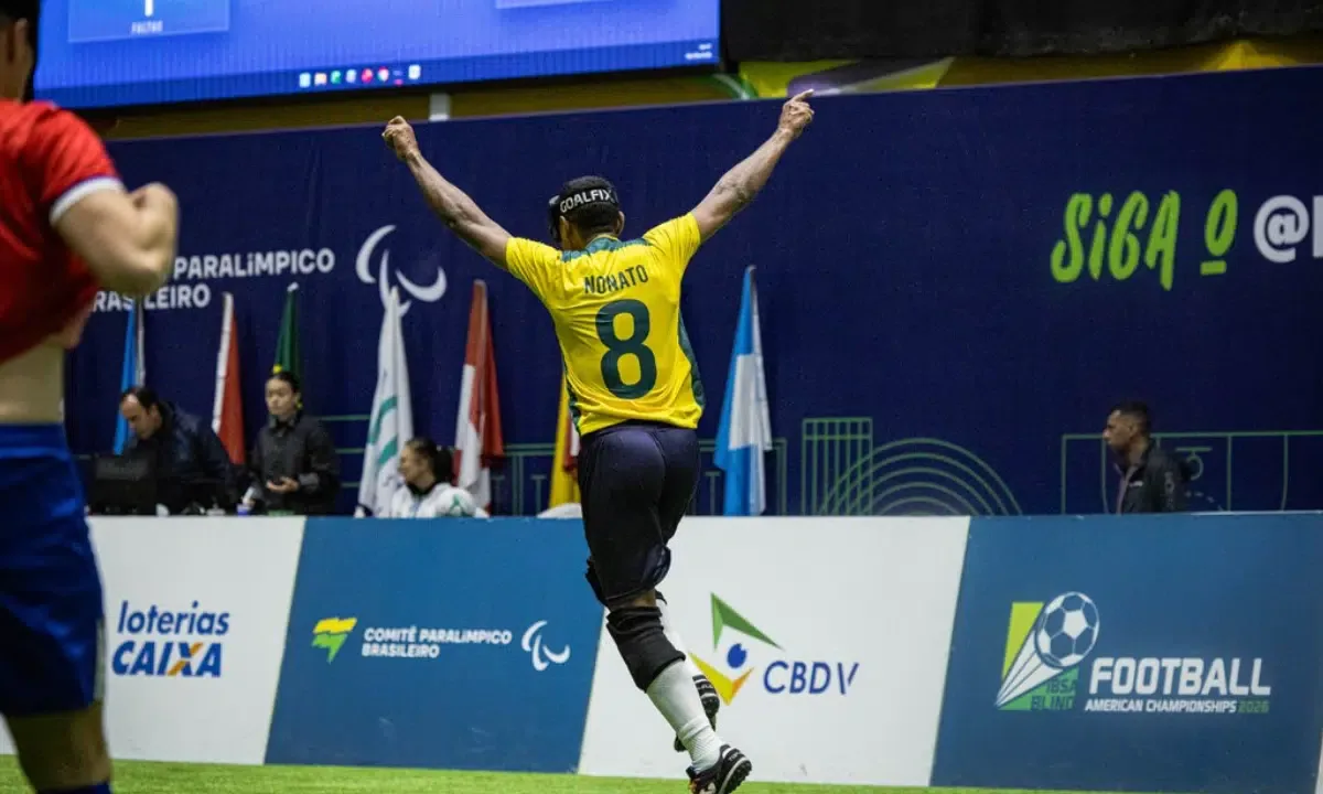 Brasil vence o Chile na estreia da Copa América de futebol de cegos
