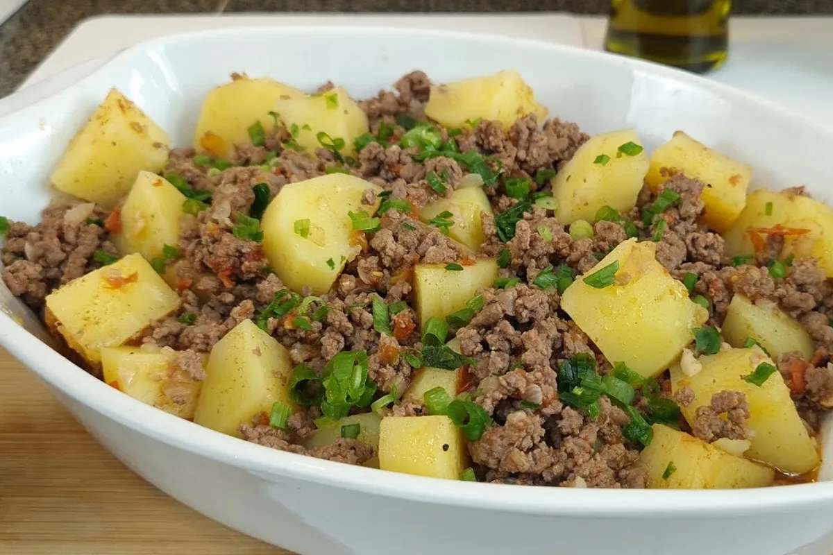 Paleta moída ajuda a deixar carne com batata mais suculenta