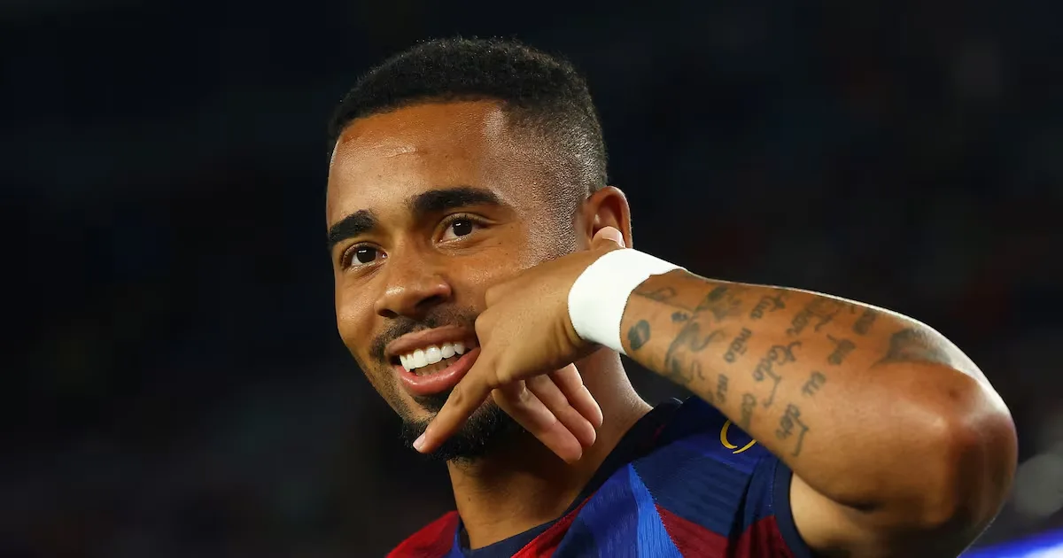 Gabriel Jesus amplia alcance digital após primeiros jogos pelo Barcelona