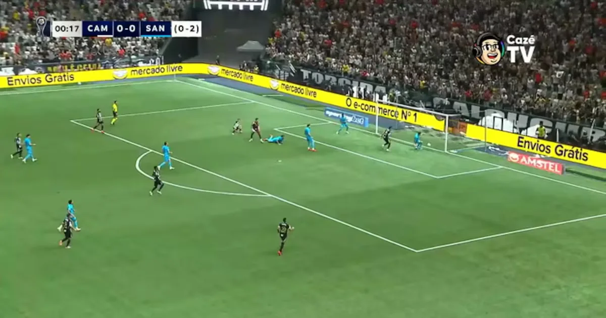 Atlético Mineiro supera o Santos por dois gols de diferença na Sudamericana