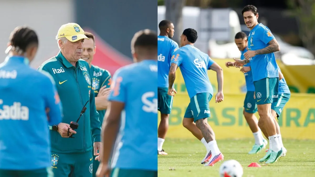 Pedro aparece no time testado por Ancelotti para duelo com a Austrália