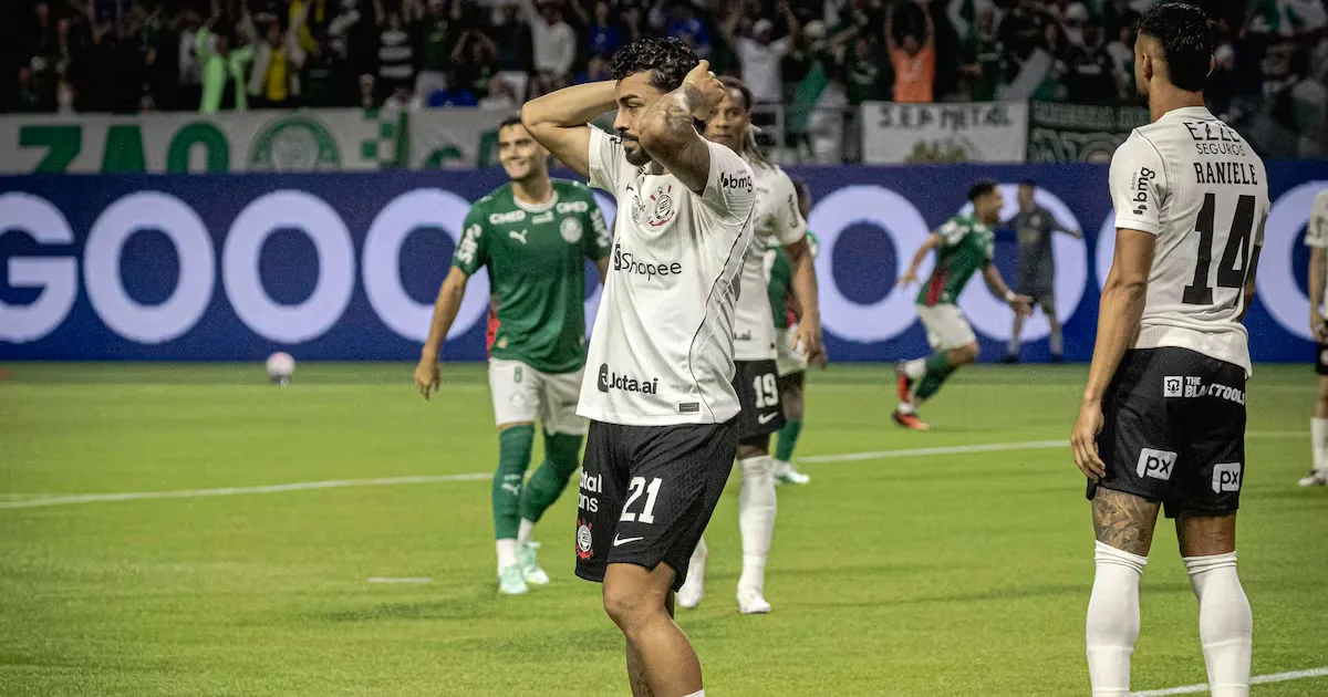 Gabriel Paulista critica direção do Corinthians após derrota para o Palmeiras